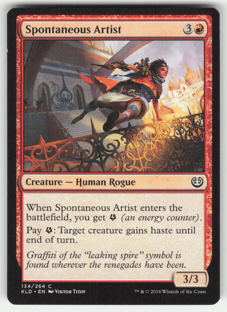 Spontaneous Artist #134/264 Non-Foil