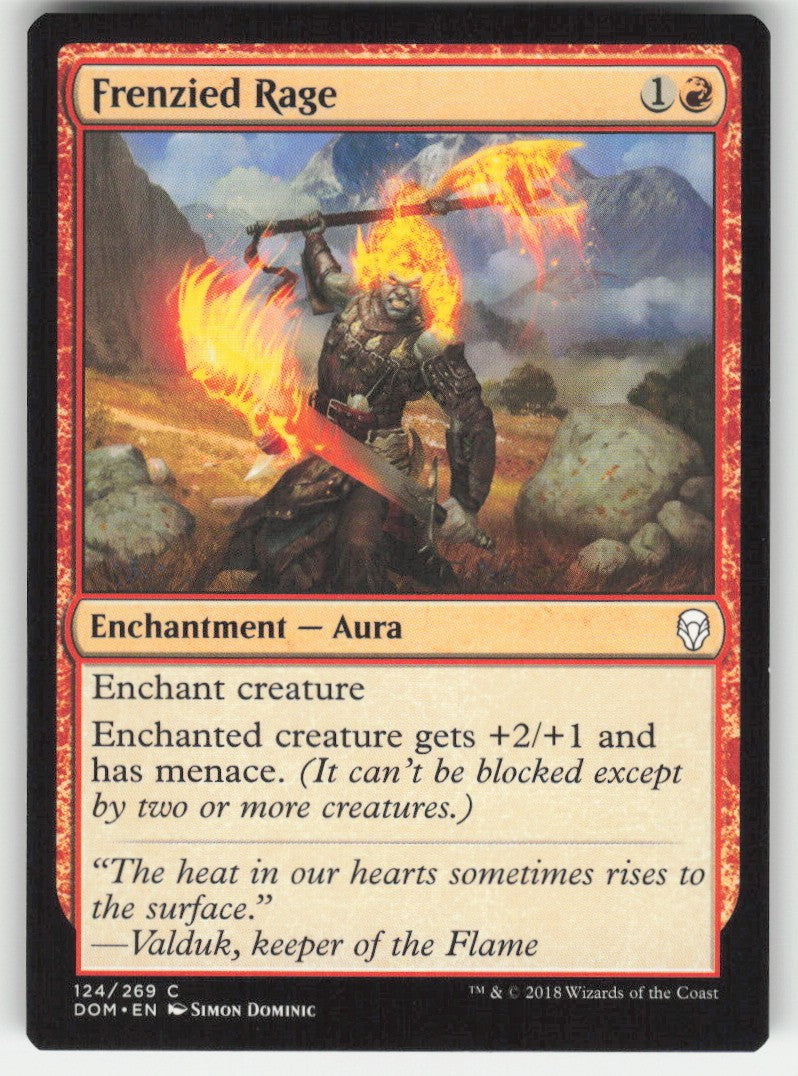 Frenzied Rage #124/269 Non-Foil