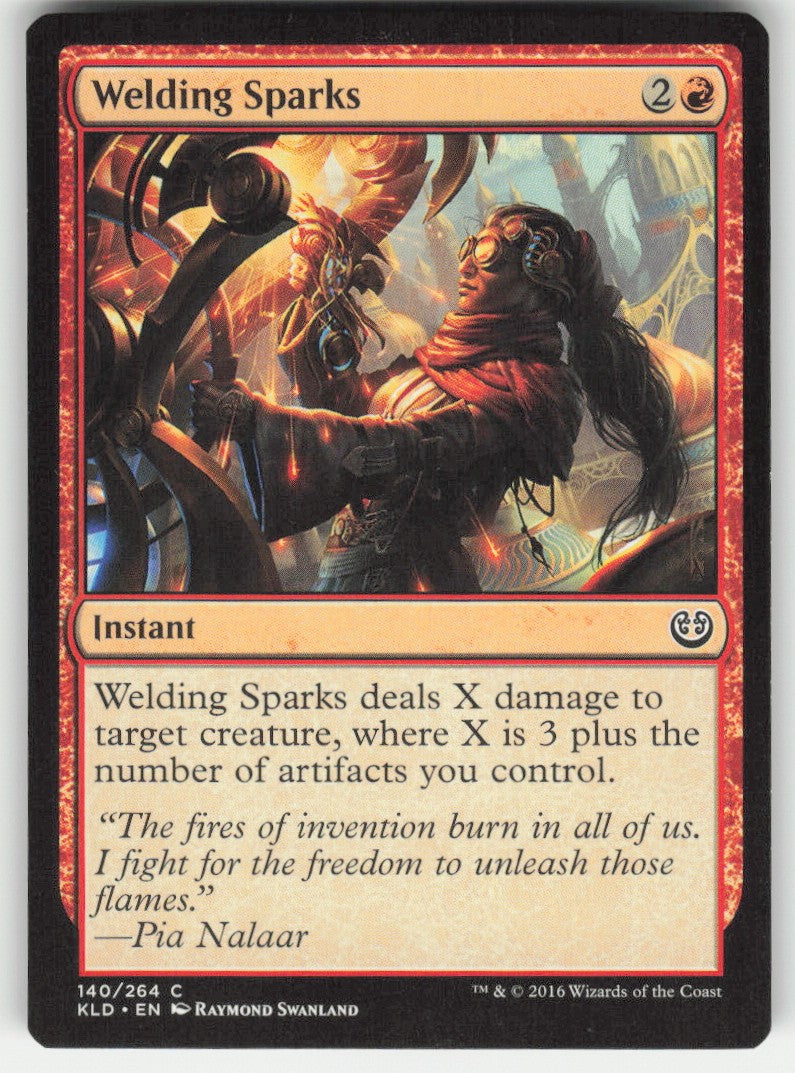Welding Sparks #140/264 Kaladesh MTG Non-Foil English