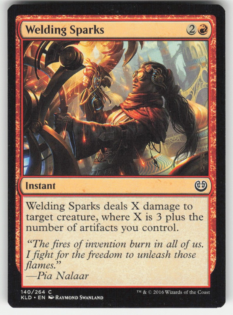 Welding Sparks #140/264 Kaladesh MTG Non-Foil English