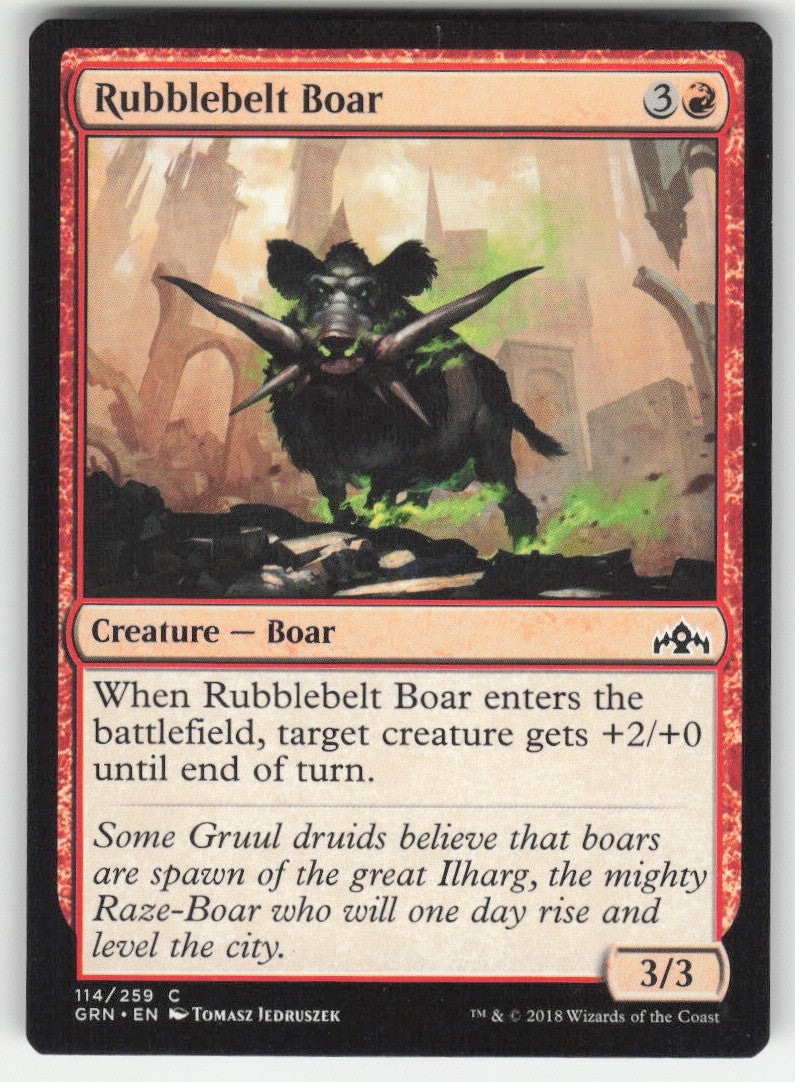Rubblebelt Boar #114/259 Non-Foil