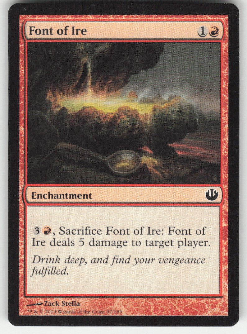 Font of Ire #97/165 Journey into Nyx MTG Non-Foil English