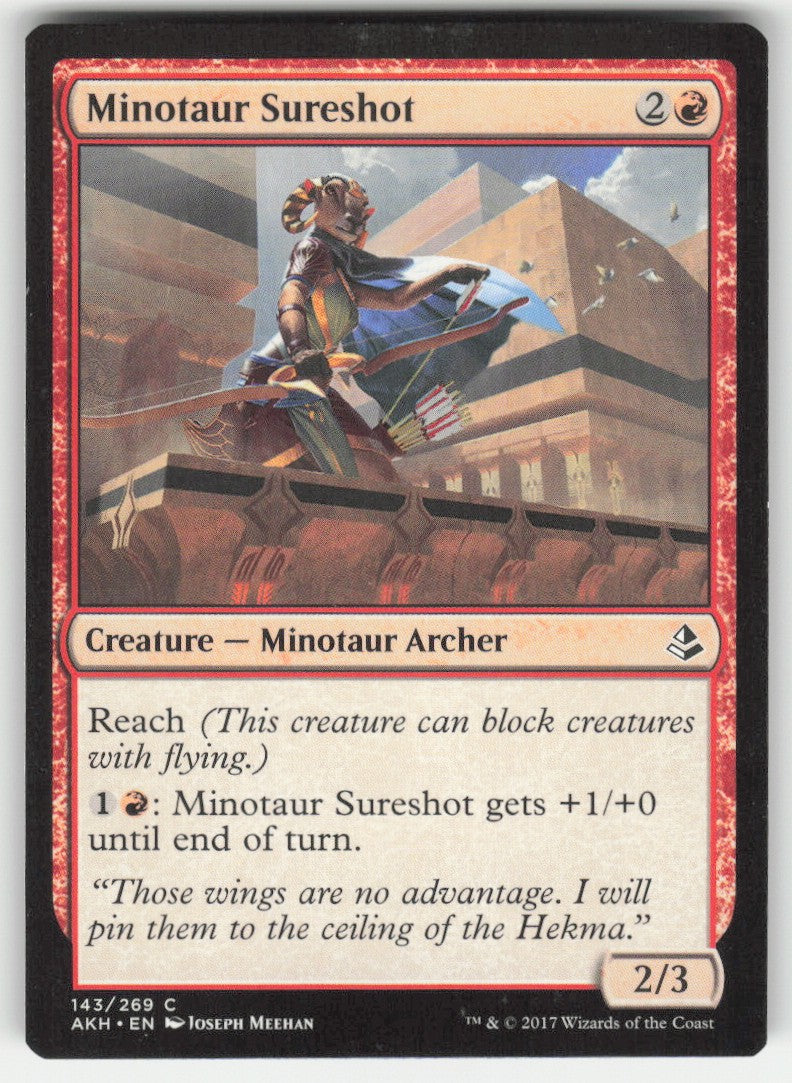 Minotaur Sureshot #143/269 Amonkhet MTG Non-Foil English