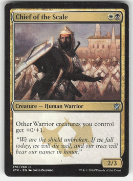 Chief of the Scale #170/269 Khans of Tarkir MTG Non-Foil English