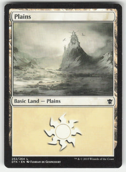 Plains #252/264 Dragons of Tarkir MTG Non-Foil English