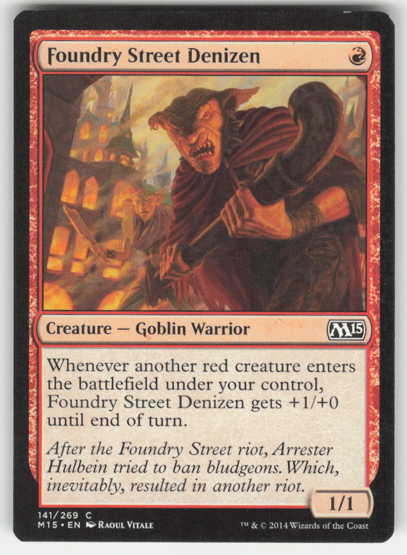 Foundry Street Denizen #141/269 Magic 2015 MTG Non-Foil English