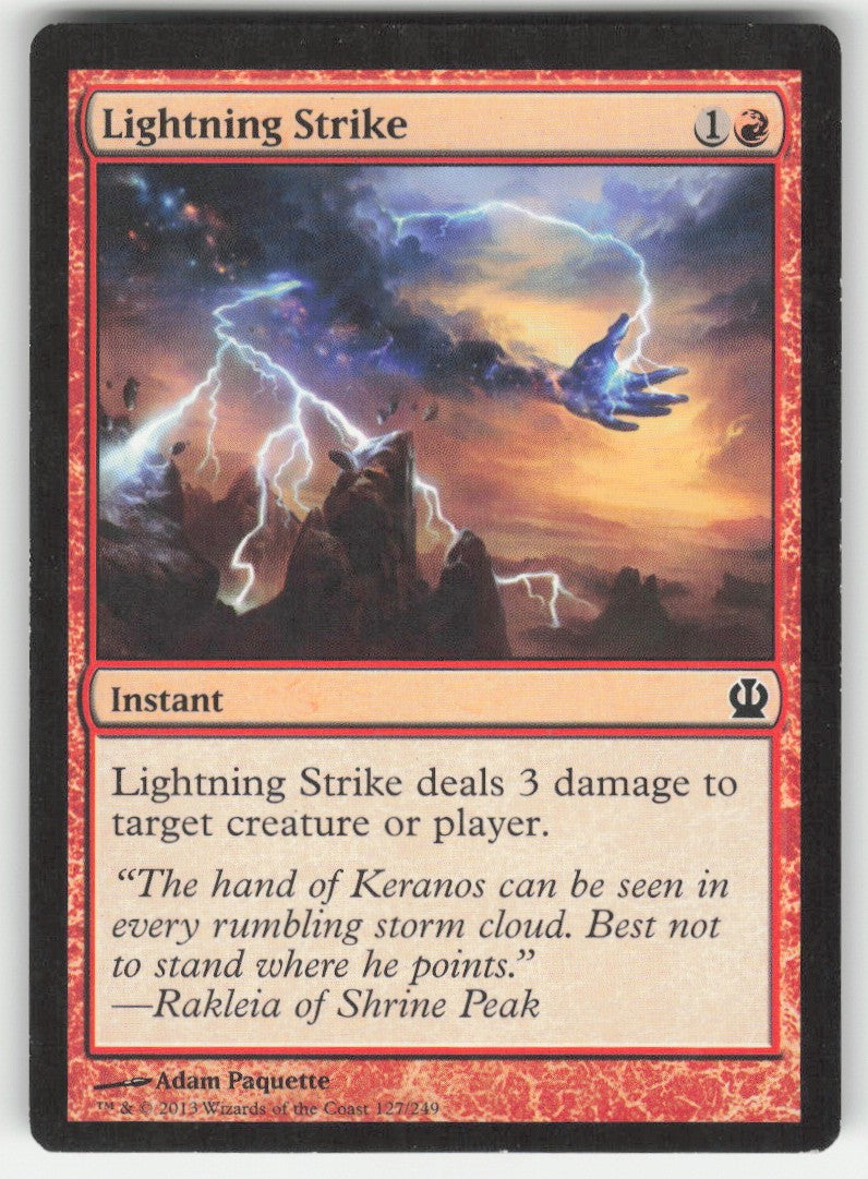 Lightning Strike #127/249 Theros MTG Non-Foil English