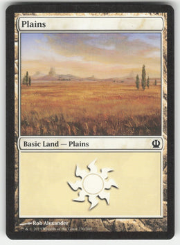 Plains #230/249 Theros MTG Non-Foil English