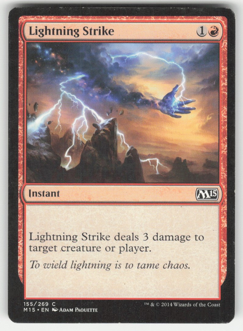Lightning Strike #155/269 Magic 2015 MTG Non-Foil English