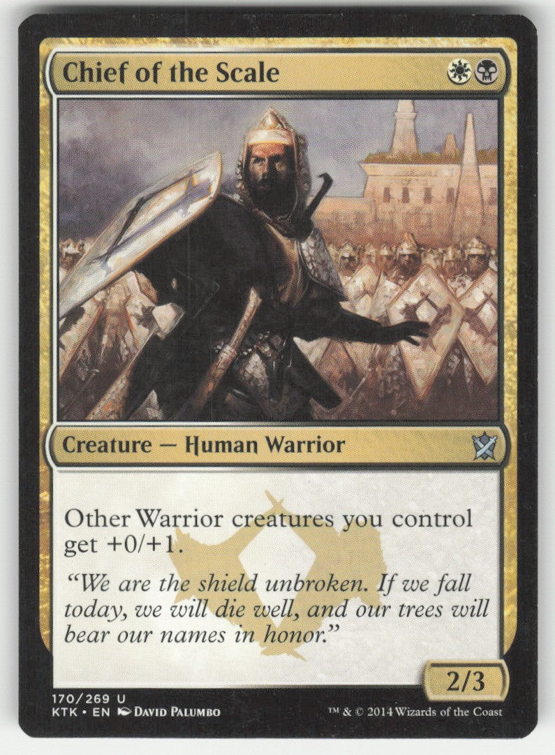 Chief of the Scale #170/269 Khans of Tarkir MTG Non-Foil English