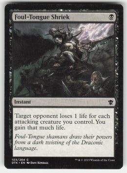 Foul-Tongue Shriek #103/264 Dragons of Tarkir MTG Non-Foil English