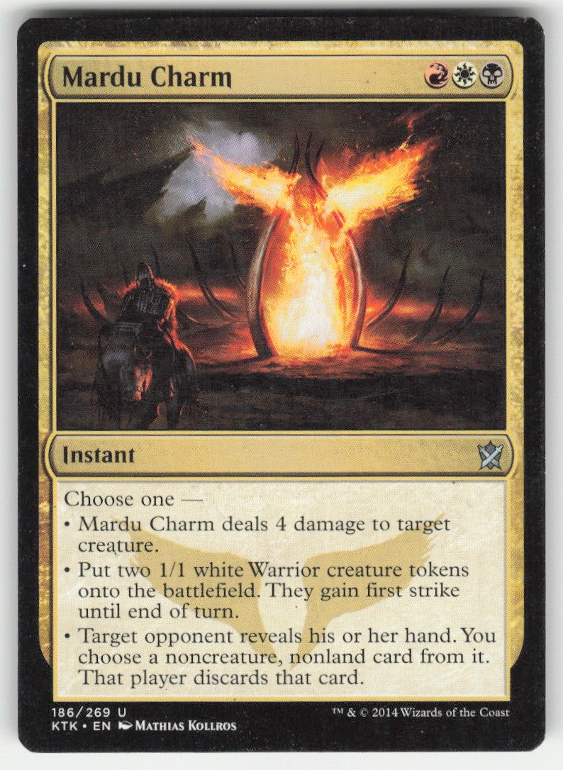 Mardu Charm #186/269 Khans of Tarkir MTG Non-Foil English