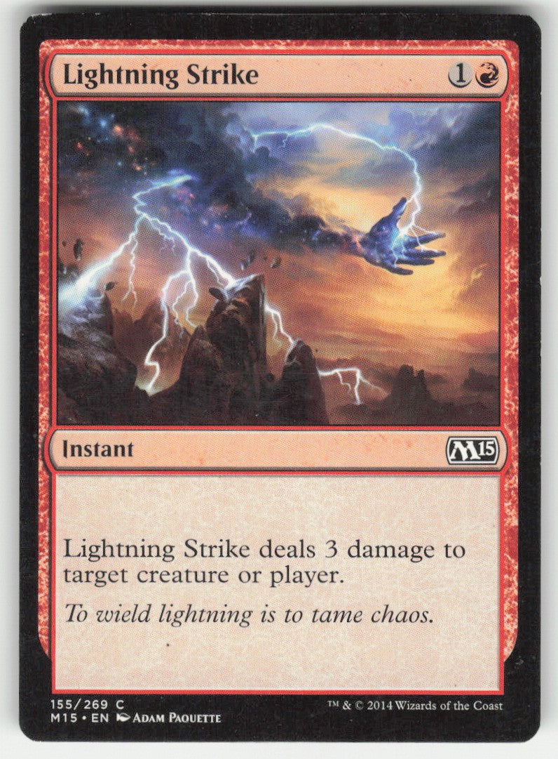 Lightning Strike #155/269 Magic 2015 MTG Non-Foil English