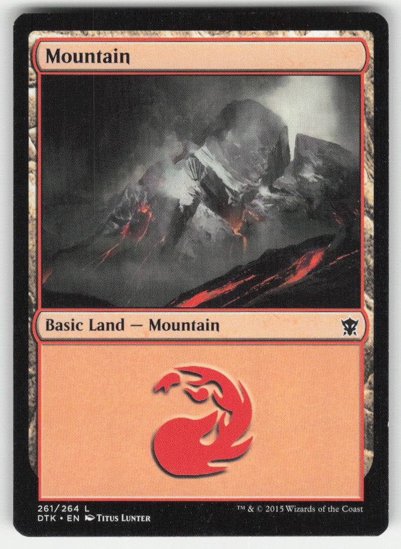 Mountain #261/264 Dragons of Tarkir MTG Non-Foil English