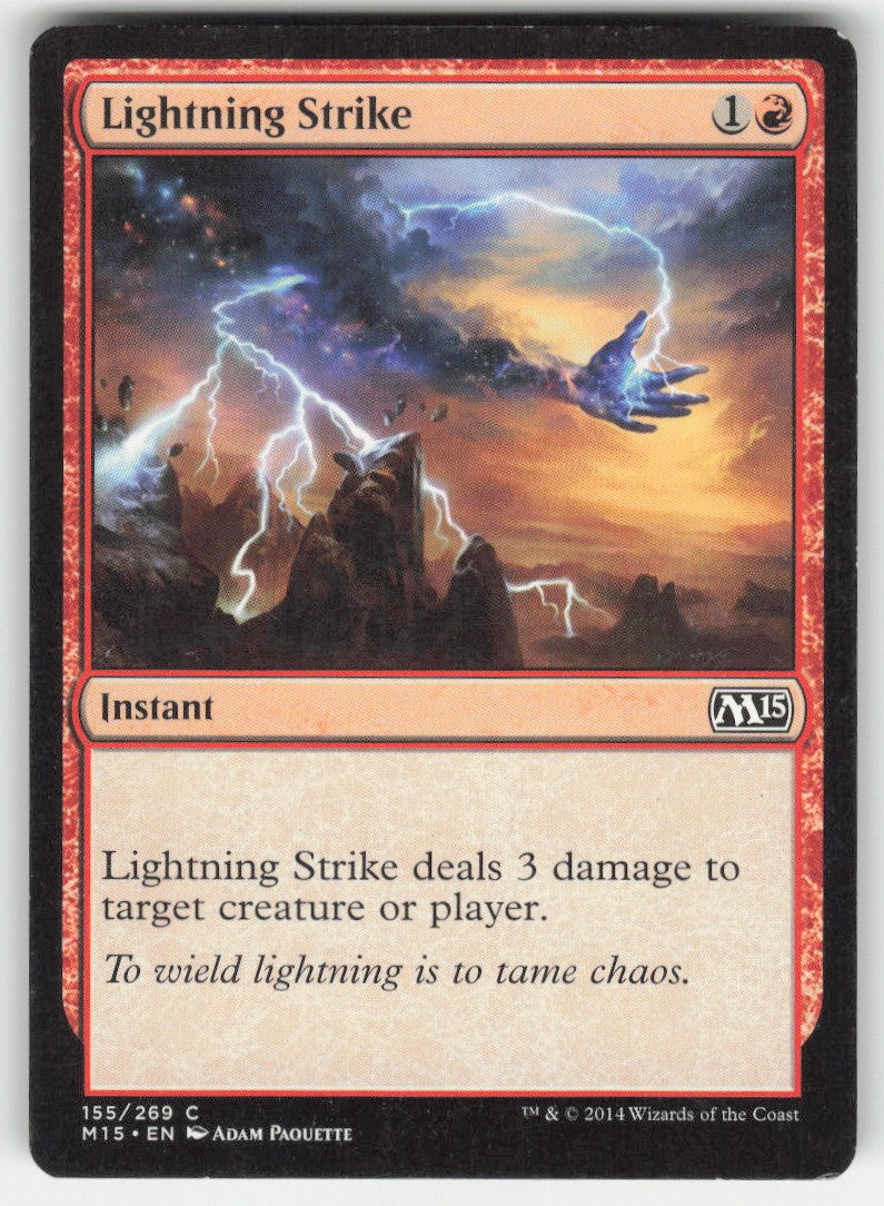 Lightning Strike #155/269 Magic 2015 MTG Non-Foil English