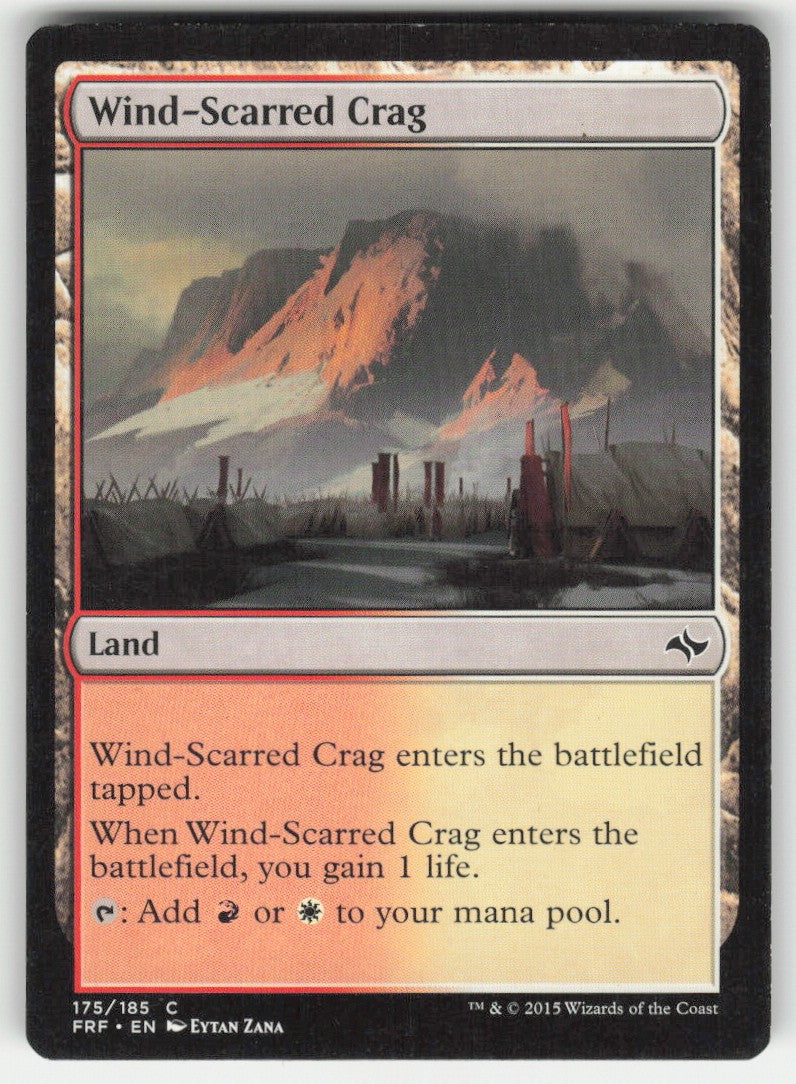 Wind-Scarred Crag #175/185 Non-Foil