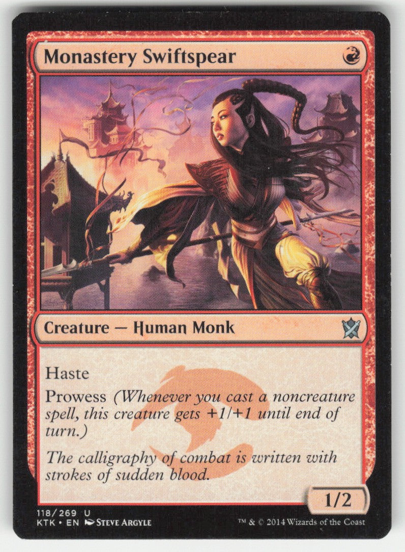 Monastery Swiftspear #118/269 Khans of Tarkir MTG Non-Foil English