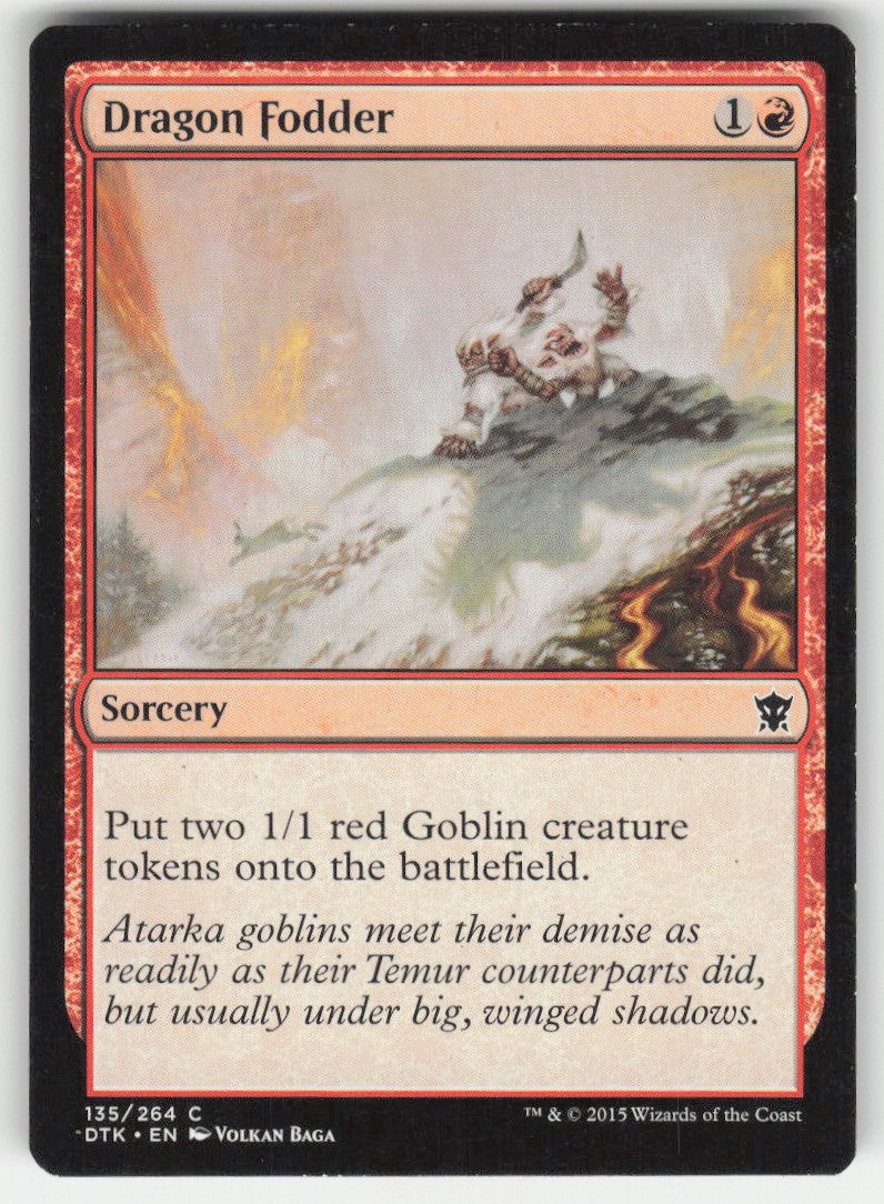 Dragon Fodder #135/264 Dragons of Tarkir MTG Non-Foil English