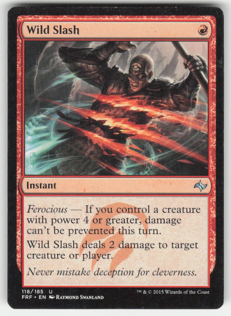 Wild Slash #118/185 Non-Foil