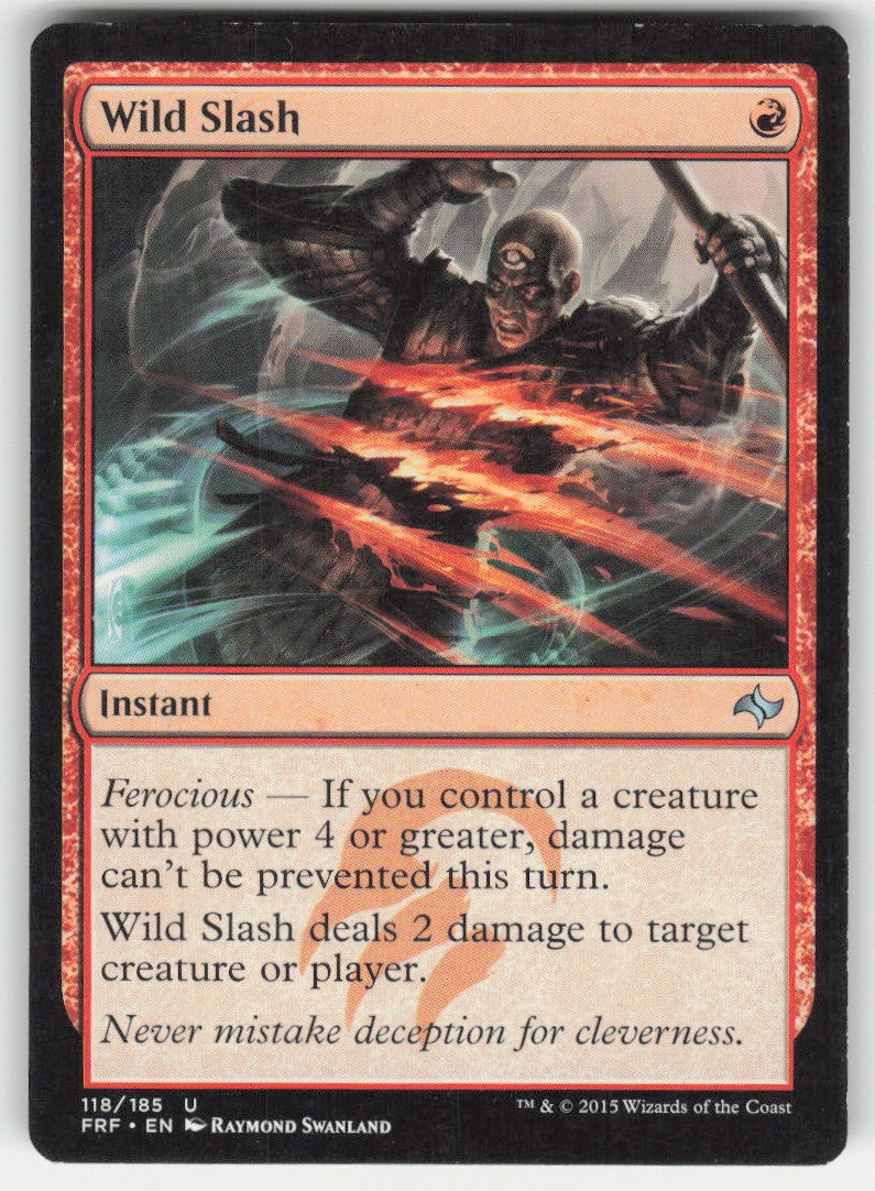 Wild Slash #118/185 Non-Foil