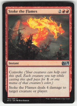 Stoke the Flames #164/269 Magic 2015 MTG Non-Foil English