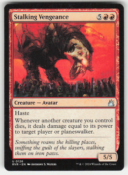 Stalking Vengeance #126 Ravnica Remastered MTG Non-Foil English