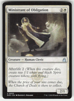 Ministrant of Obligation #23 Ravnica Remastered MTG Non-Foil English