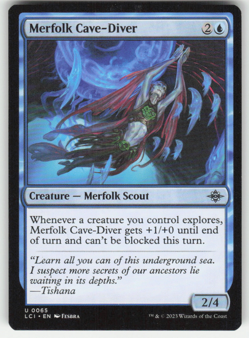 Merfolk Cave-Diver #65 Non-Foil