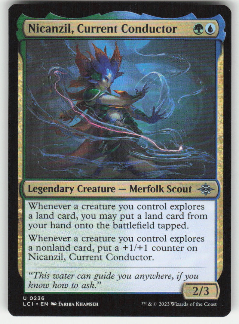 Nicanzil, Current Conductor #236 Non-Foil
