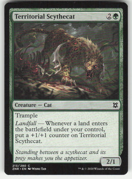 Territorial Scythecat #213/280 Zendikar Rising MTG Non-Foil English