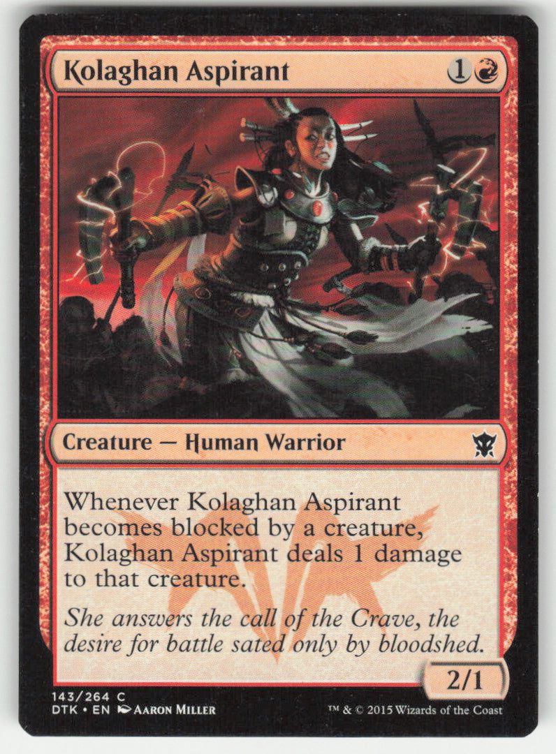 Kolaghan Aspirant #143/264 Non-Foil