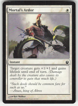 Mortal's Ardor #20/165 Born of the Gods MTG Non-Foil English