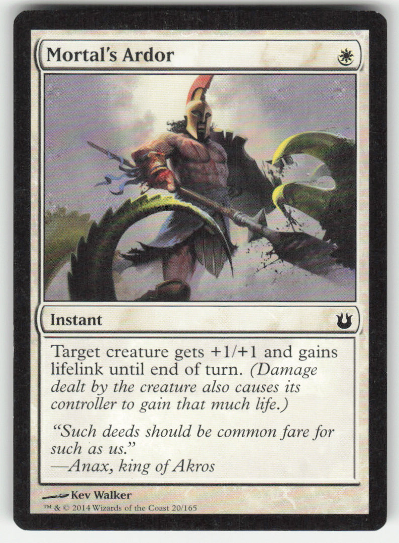 Mortal's Ardor #20/165 Born of the Gods MTG Non-Foil English