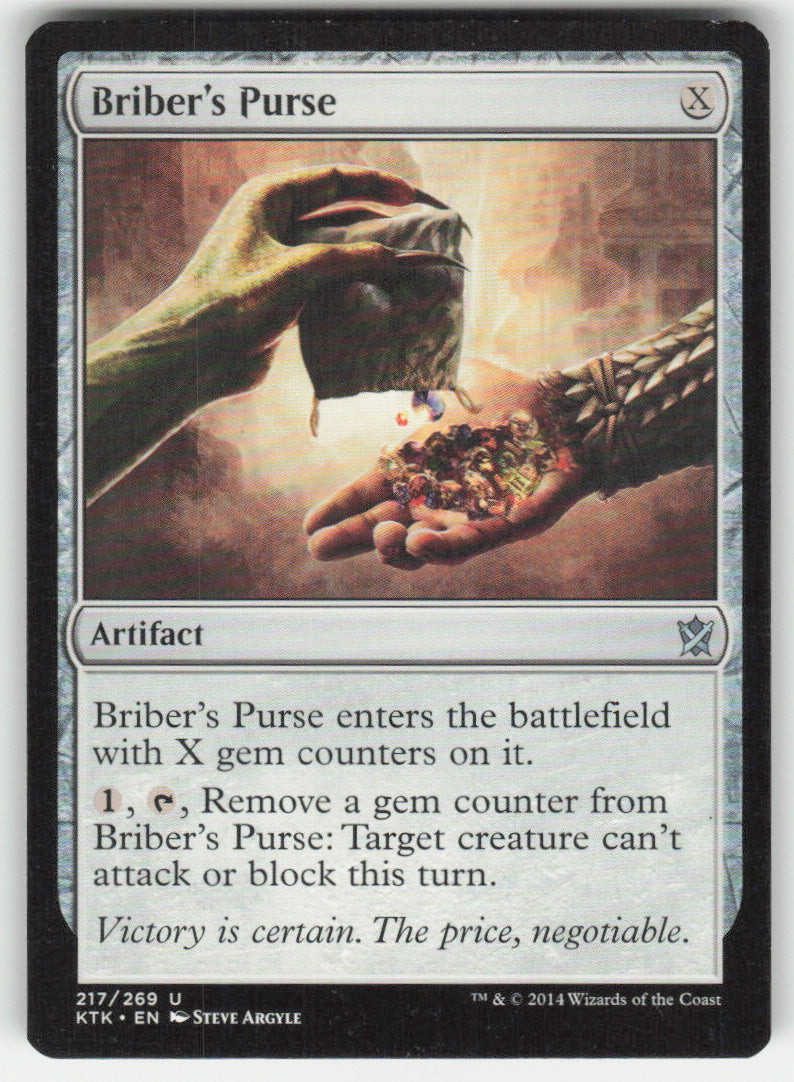 Briber's Purse #217/269 Khans of Tarkir MTG Non-Foil English