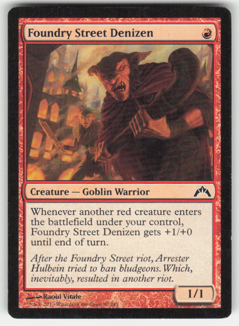 Foundry Street Denizen #92/249 Gatecrash MTG Non-Foil English