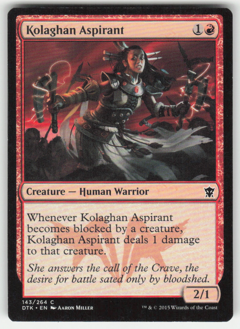 Kolaghan Aspirant #143/264 Non-Foil