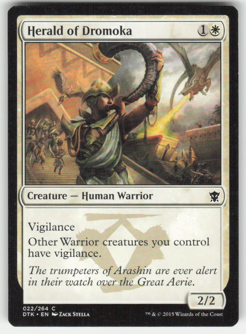Herald of Dromoka #22/264 Dragons of Tarkir MTG Non-Foil English