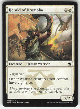 Herald of Dromoka #22/264 Dragons of Tarkir MTG Non-Foil English