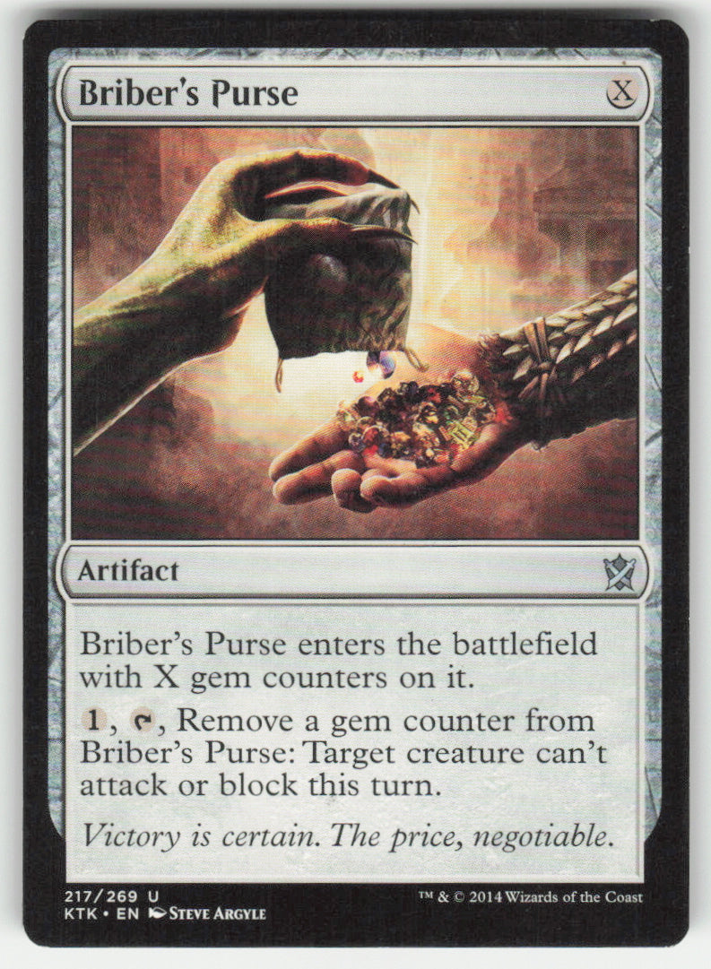 Briber's Purse #217/269 Khans of Tarkir MTG Non-Foil English