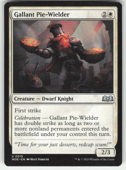 Gallant Pie-Wielder #15 Wilds of Eldraine MTG Non-Foil English