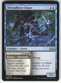 Threadbind Clique // Rip the Seams #239 Wilds of Eldraine MTG Non-Foil English