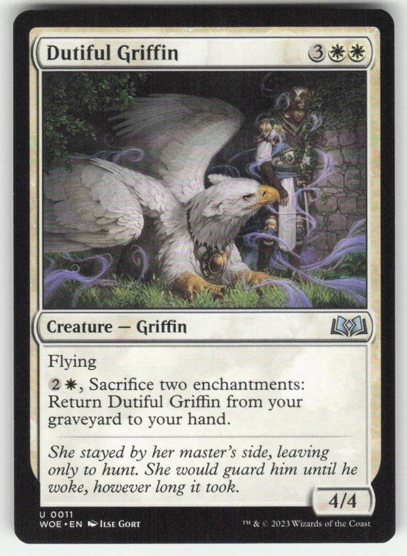 Dutiful Griffin #11 Wilds of Eldraine MTG Non-Foil English