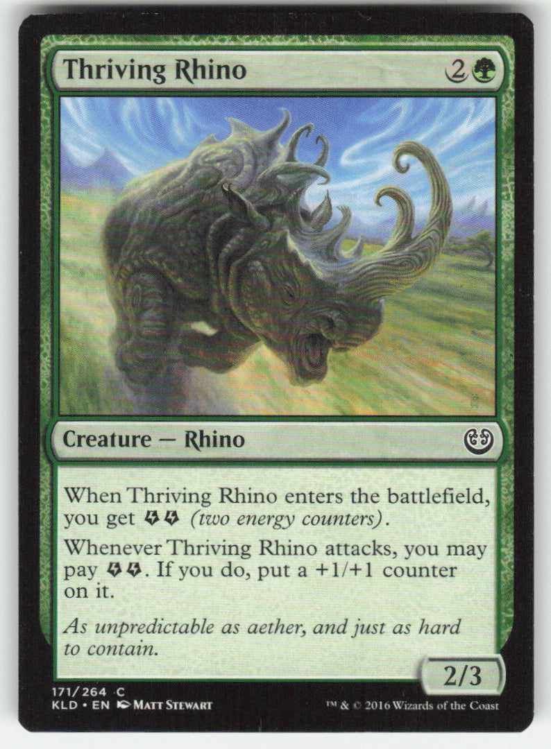 Thriving Rhino #171/264 Kaladesh MTG Non-Foil English