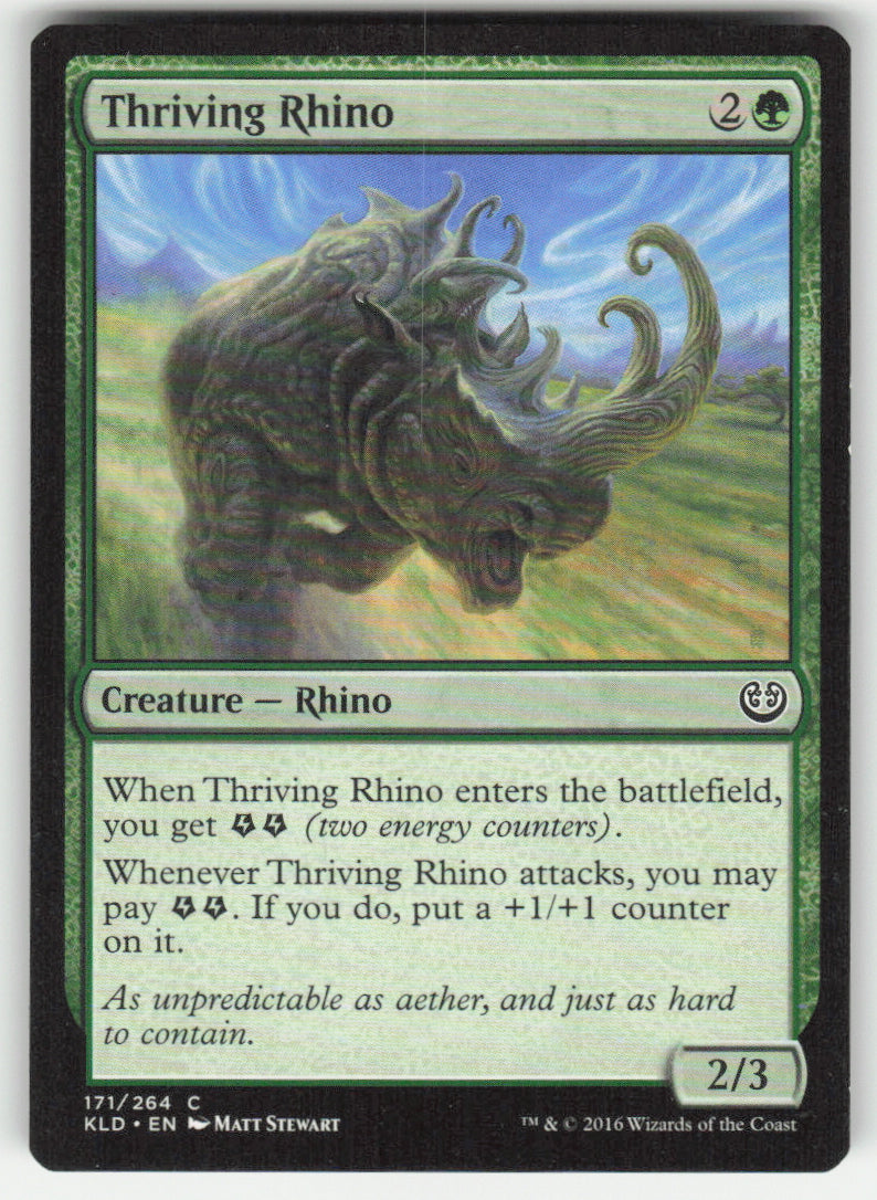 Thriving Rhino #171/264 Kaladesh MTG Non-Foil English