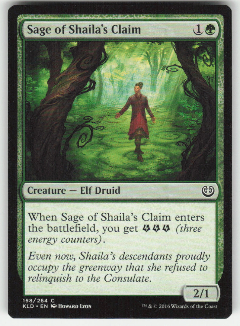 Sage of Shaila's Claim #168/264 Kaladesh MTG Non-Foil English