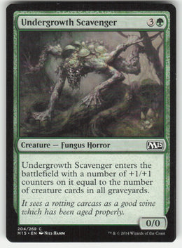 Undergrowth Scavenger #204/269 Magic 2015 MTG Non-Foil English