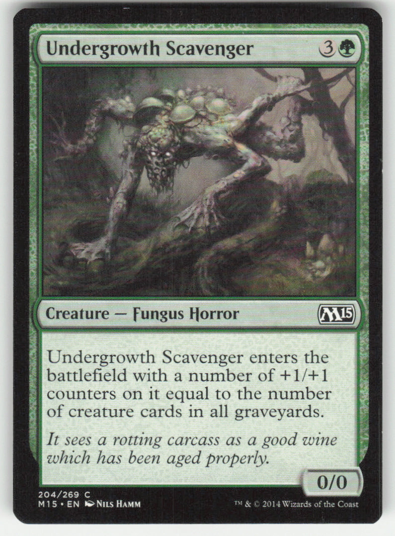 Undergrowth Scavenger #204/269 Magic 2015 MTG Non-Foil English