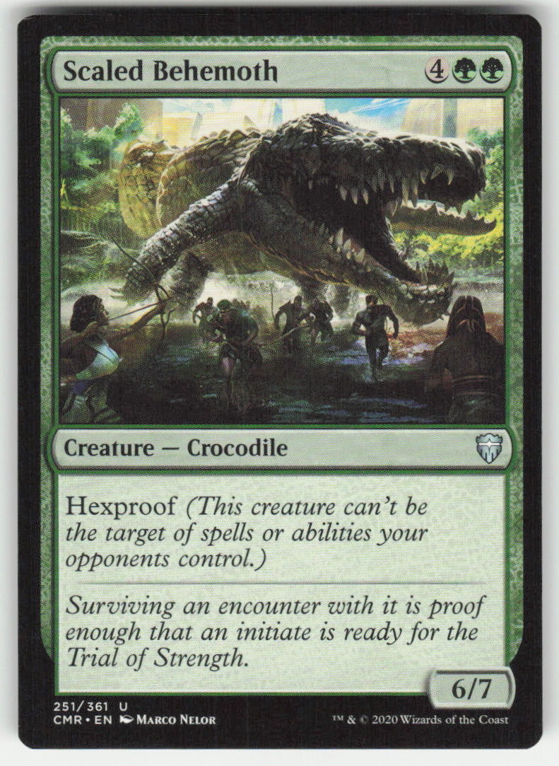 Scaled Behemoth #251/361 Commander Legends MTG Non-Foil English