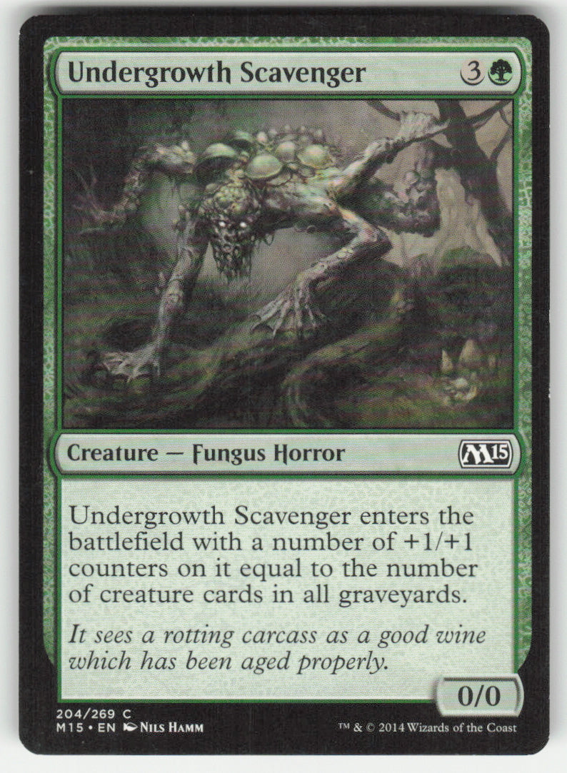 Undergrowth Scavenger #204/269 Magic 2015 MTG Non-Foil English