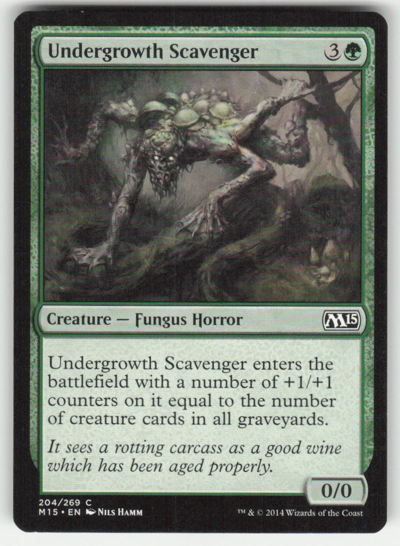 Undergrowth Scavenger #204/269 Magic 2015 MTG Non-Foil English